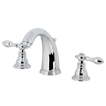 Kingston Brass American Classic Widespread Bathroom Faucet W/Retail Pop-Up, Chrome KB981ACL